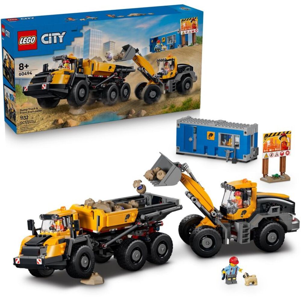 LEGO® City Big Vehicles Dump Truck & Front End Loader 60494 COLLECTIBLES